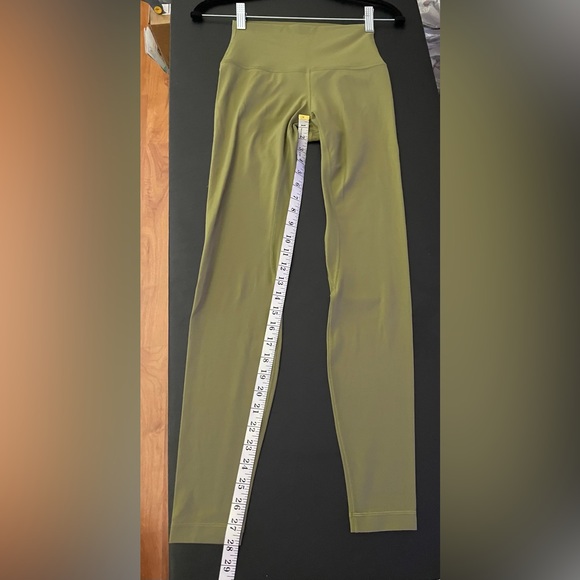 Lululemon Align High Rise 28” Leggings Bronze Green Size 4 - Picture 5 of 10